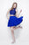 Primavera Couture - Embellished Halter Two-Piece Dress 1315 in Blue