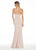 Ashley Lauren - 1320 Spaghetti Strap Jersey Prom Dress in Pink
