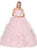 Dancing Queen - 1322 Floral Applique Ruffled Quinceanera Ballgown