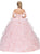 Dancing Queen - 1322 Floral Applique Ruffled Quinceanera Ballgown