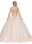 Dancing Queen - 1326 Gilded Illusion Halter Quinceanera Ballgown