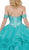 Dancing Queen - 1327 Applique Offshoulder Ruffled Quinceanera Ballgown