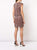 Aidan Mattox - MD1E202853 Embellished Cap Sleeve Sheath Dress In Brown
