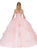 Dancing Queen - 1328 Strapless Embellished Sweetheart Ballgown In Pink