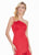 Ashley Lauren - 1330 One Shoulder Satin Mermaid Dress In Red