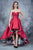 Nina Canacci - 1331 Strapless Sweetheart High Low Gown In Red