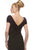 Janique  1332  Off Shoulder Dress in Brown