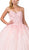 Dancing Queen - 1337 Lace Appliqued Sweetheart Bodice Ballgown In Pink