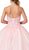 Dancing Queen - 1337 Lace Appliqued Sweetheart Bodice Ballgown In Pink