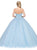 Dancing Queen - 1337 Lace Appliqued Sweetheart Bodice Ballgown In Blue