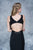 Nina Canacci - 1343 Sleeveless Deep V-neck Sheath Dress In Black