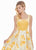 Ashley Lauren - 1345 Sleeveless Metallic Brocade Floral Ballgown In Yellow and Multi-Color