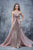 Nina Canacci - 1346 Embellished Illusion Bateau Sheath Dress In Pink and Gold
