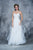Nina Canacci - 1351 Bejeweled Sweetheart A-line Dress In White