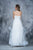 Nina Canacci - 1351 Bejeweled Sweetheart A-line Dress In White