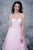 Nina Canacci - 1351 Bejeweled Sweetheart A-line Dress In Pink