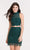 Alyce Paris - 4457 Two Piece Lace Embellished Sheath Dress in Green
