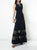 Aidan Mattox - MD1E203970 Sleeveless Illusion Panel Mermaid Dress In Black
