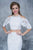 Nina Canacci - 1364 Two Piece Lace Sheath Dress In White and Neutral