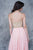 Nina Canacci - 1366 Bedazzled Sweetheart A-line Dress In Pink and Neutral