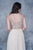 Nina Canacci - 1368 Bejeweled V-neck A-line Dress In Neutral