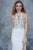 Nina Canacci - 1369 Embellished Halter Sheath Dress In White