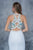 Nina Canacci - 1369 Embellished Halter Sheath Dress In White