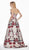 Ashley Lauren - 1371 Embellished Sweetheart Brocade A-line Dress In Floral and Multi-Color