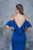Nina Canacci - 1375 Embellished V-neck Sheath Dress In Blue