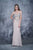 Nina Canacci - 1378 Strapless Crystal Ornate Corset Gown In Neutral