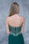 Nina Canacci - 1378 Strapless Crystal Ornate Corset Gown In Green