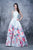 Nina Canacci - 1386 Beaded Halter Neck Floral Ballgown In Print and Floral