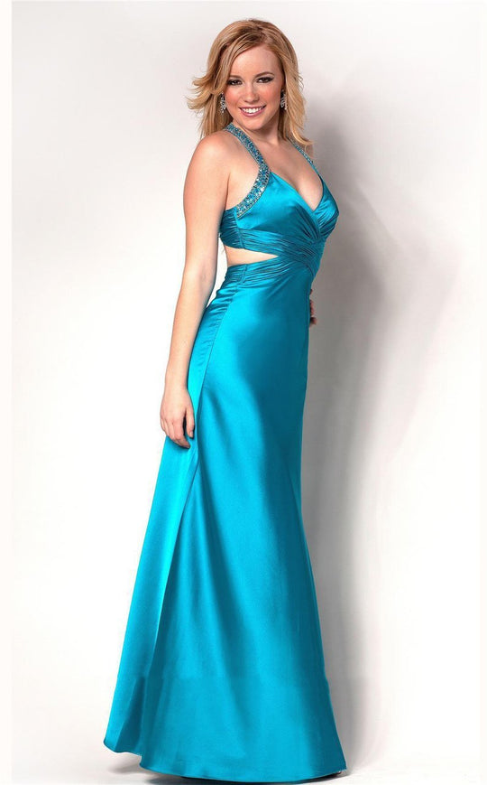 J0817 Dress in Peacock