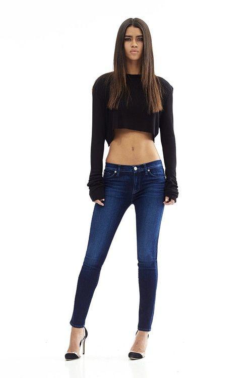 HUDSON JEANS - NICO MIDRISE SUPER SKINNY IN PATROL UNIT WM407DLQ