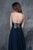 Nina Canacci - 1391 Bejeweled Sweetheart A-line Dress In Blue