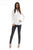 Hudson Jeans - Midrise Ankle Super Skinny  in Gray