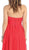 Strapless Shirred Bodice  Hi-low Prom Dress