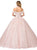 Dancing Queen - 1395 Embellished High Halter Ballgown In Pink