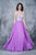 Nina Canacci - 1395 Beaded Sweetheart A-line Dress In Purple