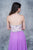 Nina Canacci - 1395 Beaded Sweetheart A-line Dress In Purple