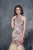 Nina Canacci - 1398 Sequined Halter Neck Mermaid Gown In Gold