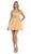May Queen - Stunning Beaded Illusion Neck Cocktail Dress