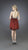 La Femme - Ribbon Accented Sweetheart Bubble Cocktail Dress 14501 In Red