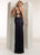 Jasz Couture - 1411 Dazzling Halter Fitted Evening Gown In Blue
