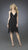 La Femme - Elegant Cocktail Dress with Beaded Belt 14129 in Black