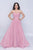 Nina Canacci - 1412 Strapless Lace Sweetheart A-line Dress In Pink