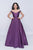 Nina Canacci - 1418 Elegant Off-Shoulder Ballgown In Purple