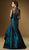 Rina Di Montella - RD1422 Embellished Taffeta Trumpet Gown With Jacket in Green