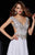 Angela & Alison 51047 Rhinestone Accented A-line Dress - 1 pc White In Size 14 Available in White