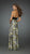 La Femme - 14257 Sleeveless Plunging Printed Long Gown in Yellow
